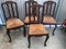 Louis XV Style Oak Dining Chairs, 1940s, Set of 4, Image 13