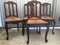 Louis XV Style Oak Dining Chairs, 1940s, Set of 4 12