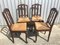 Louis XV Style Oak Dining Chairs, 1940s, Set of 4, Image 3