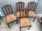 Louis XV Style Oak Dining Chairs, 1940s, Set of 4 4