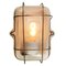 Porcelain Vintage Industrial Holophane Glass Wall Lamp 4