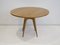Runder Tisch aus Eschenholz mit Details aus Messing 2