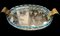 Venetian Etched Mirror Murano Glass Tray, Image 6