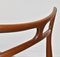 Chaises en Teck par Johannes Andersen, Danemark, Set de 6 6