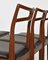 Danish Teak Chairs by Johannes Andersen, Set of 6 5