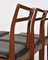 Sedie in teak di Johannes Andersen, Danimarca, set di 6, Immagine 5