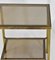 Vintage Brass & Glass Two Tiered Side Tables, 1970s, Set of 2 11