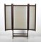Walnut and Brass Mounted Folding Double Sided Low Screen, Image 12