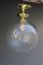 Lámpara de araña de cristal de Murano y latón, años 50, Imagen 4