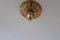 Round Chandelier in Brass and Murano Glass, 1970s 18