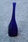 Botella de cristal de Murano azul cobalto de Seguso, años 60, Imagen 7