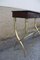 Neoclassical Italian Console Tables in Solid Brass and Rosewood by Paolo Buffa, Set of 2, Image 3