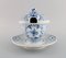 Lidded Bowl With Saucer in Hand-Painted Porcelain from Meissen, 20th Century, Set of 2, Image 3