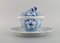 Lidded Bowl With Saucer in Hand-Painted Porcelain from Meissen, 20th Century, Set of 2 2