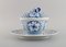 Lidded Bowl With Saucer in Hand-Painted Porcelain from Meissen, 20th Century, Set of 2, Image 2