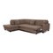 Brown Fabric Sofa Set by Ewald Schillig, Set of 2 4