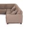 Brown Fabric Sofa Set by Ewald Schillig, Set of 2 11