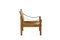 Lounge Armchair in Leather and Elm by Pierre Chapo, 1978, Image 3