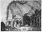 Luigi Rossini, Tempio detto Canopo del Dio Serapide, Etching, 1824 1