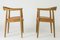 The Chair di Hans J. Wegner per Johannes Hansen, set di 2, Immagine 4