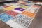 Tapis Patchwork Vintage Fait Main en Laine, Turquie 4