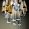 Italian Murano Glass Crystal Prism Cascade Chandelier from Venini, 1960s 13