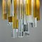 Italian Murano Glass Crystal Prism Cascade Chandelier from Venini, 1960s, Image 6