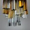 Italian Murano Glass Crystal Prism Cascade Chandelier from Venini, 1960s 8