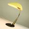 Vintage Brass Reading Table Lamp in Yellow & Black from Cosack, 1950s 2