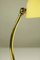 Vintage Brass Reading Table Lamp in Yellow & Black from Cosack, 1950s 8