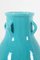 Vintage Turquoise Table Lamp by Primavera for Ceramiques d'Art de Bordeaux 13