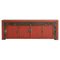 Antique Cinnabar Lacquer Low Sideboard, Image 1