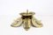 Candelabro Picnic para velas de latón de los años 60, Imagen 4