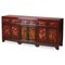 Antique Red Lacquered Mongolian Buffet 2