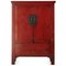 Antique Red Lacquered Wedding Cabinet 1