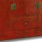 Antique Qinghai Red Lacquer Cabinet 5