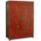 Antique Qinghai Red Lacquer Cabinet, Image 2