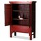 Vintage Red Lacquered Armoire 3