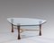 American Brass & Walnut 5309 Low Table by Edward J. Wormley for Dunbar, 1950s 1