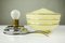 Art Deco Glass Tiered Ceiling Lamp with Gold Rims 11