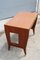 Small Vintage Walnut Desk with Laminated Top & Brass Tips by Gio Ponti, Image 4