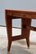 Small Vintage Walnut Desk with Laminated Top & Brass Tips by Gio Ponti, Image 15