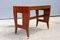 Small Vintage Walnut Desk with Laminated Top & Brass Tips by Gio Ponti, Image 1