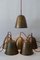 Mid-Century Modern Perforated Brass Church Pendant Lamp, Germany, 1950s, Image 20