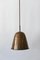 Mid-Century Modern Perforated Brass Church Pendant Lamp, Germany, 1950s 12