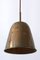 Mid-Century Modern Perforated Brass Church Pendant Lamp, Germany, 1950s, Image 15