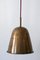 Mid-Century Modern Perforated Brass Church Pendant Lamp, Germany, 1950s, Image 7