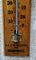 Vintage Werbung Thermometer aus Holz 3