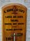 Vintage Werbung Thermometer aus Holz 4