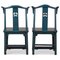 Blue Yoke Back Side Chairs, Set of 2, Image 2